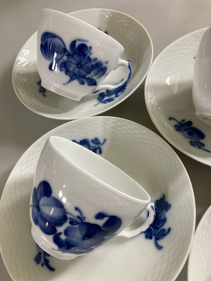 Porcelæn Blå blomst kopper Royal