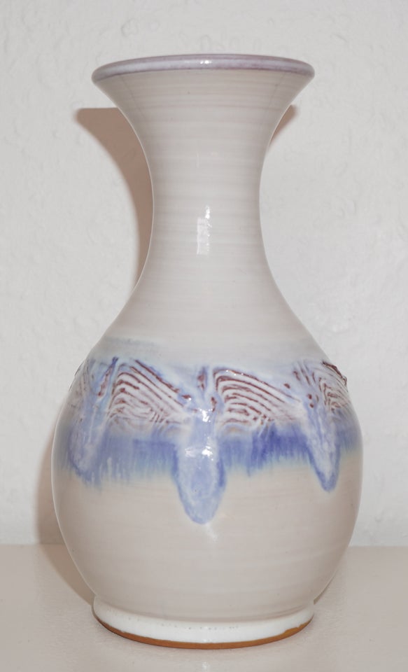 Keramik vase fra 1980'erne danske