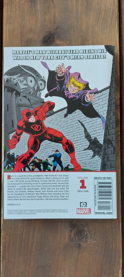 Daredevil Epic Collection ,