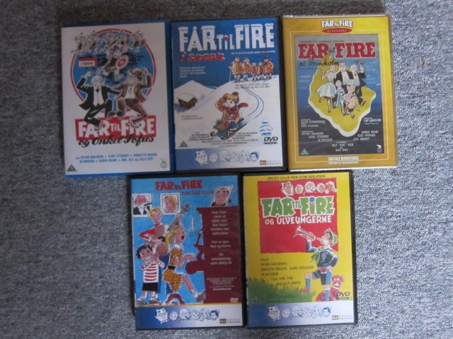 Far til fire, DVD, familiefilm