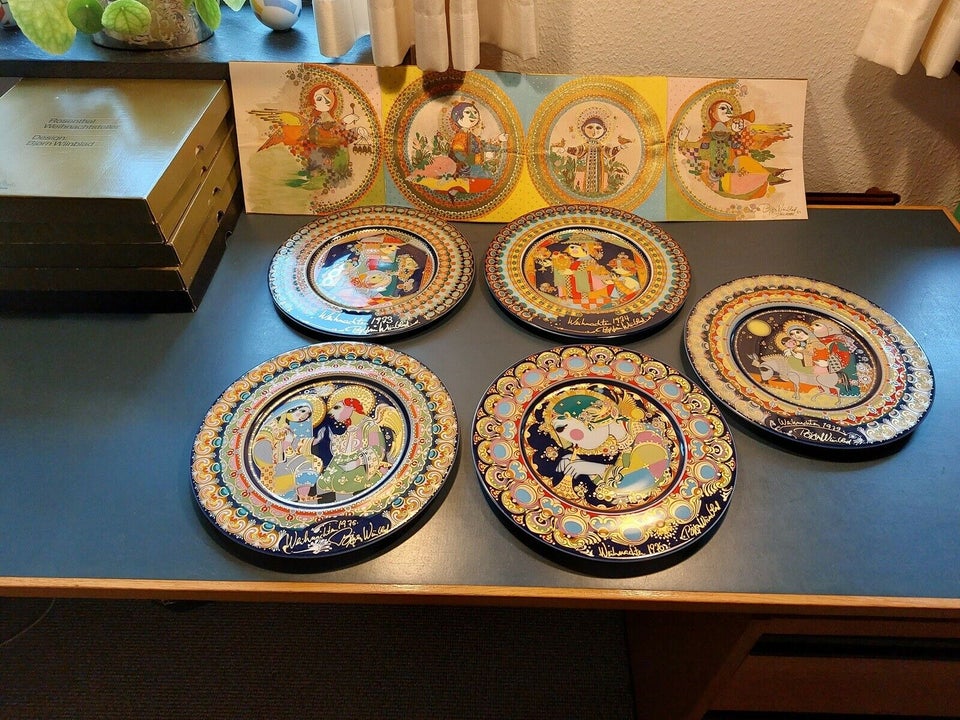 Bjørn Wiinblad juleplatter