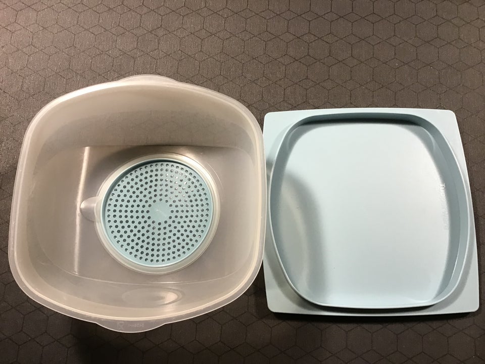 Osteklokke Tupperware