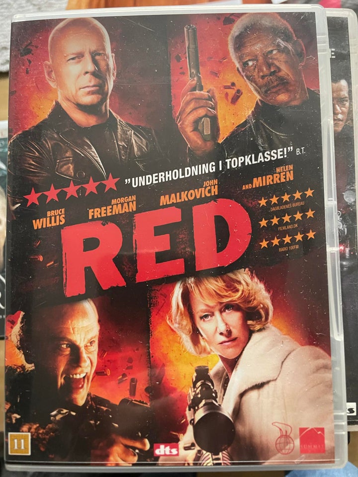 Red DVD action