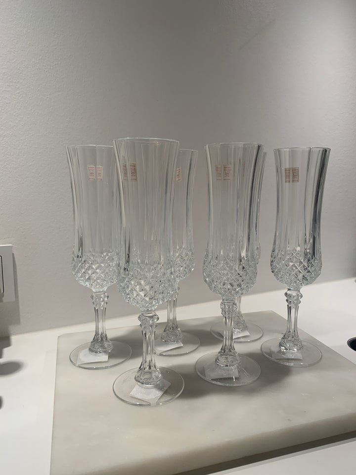 Glas, Champagneglas, Cristal