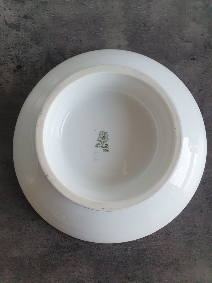 Porcelæn, Mågestel, frugt skål