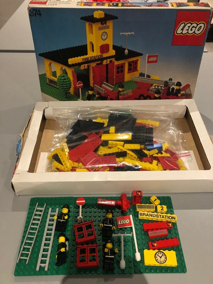 Lego City 374 MED KASSE OG