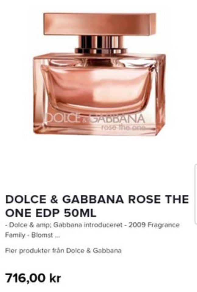 Dameparfume Edp Dolce Gabbana