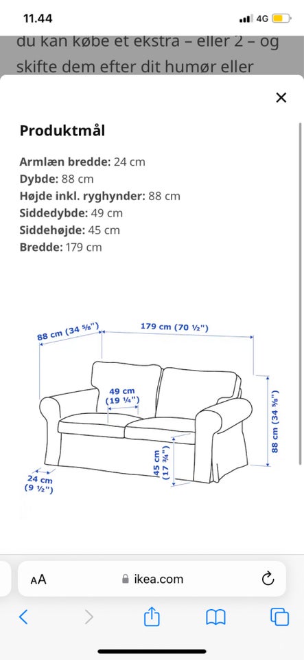 Sofa, Ikea