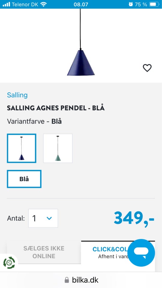 Pendel Salling Agnes pendel GRÅ