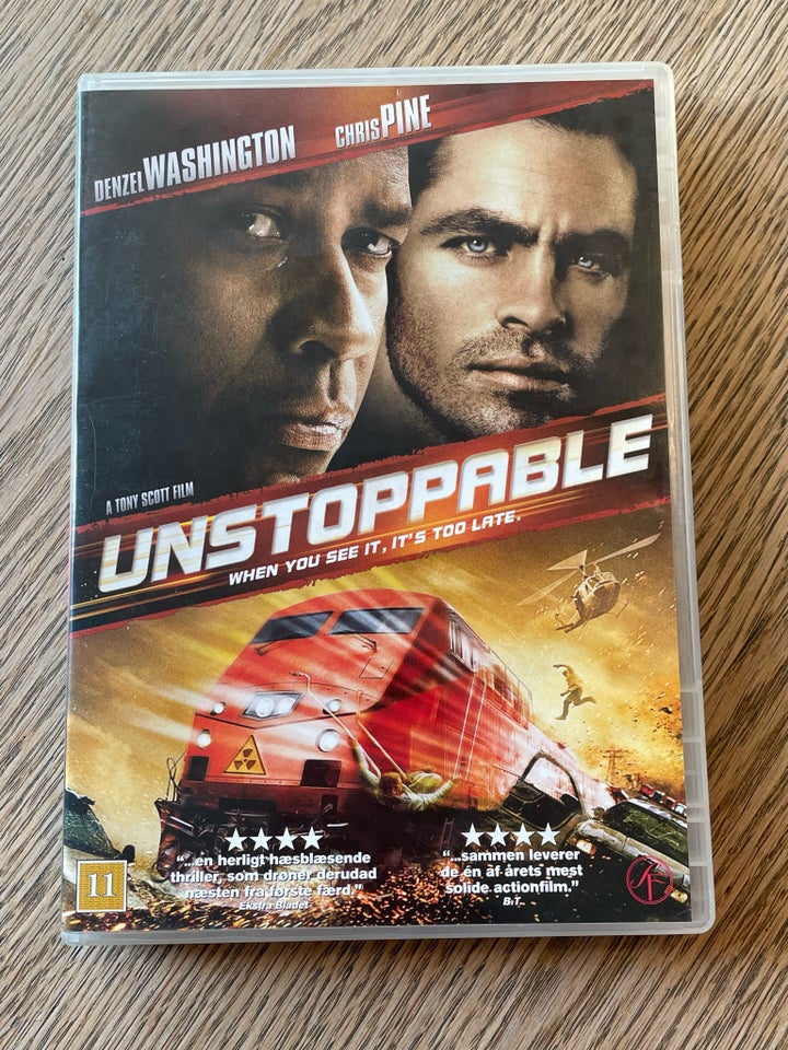 Unstoppable, DVD, action