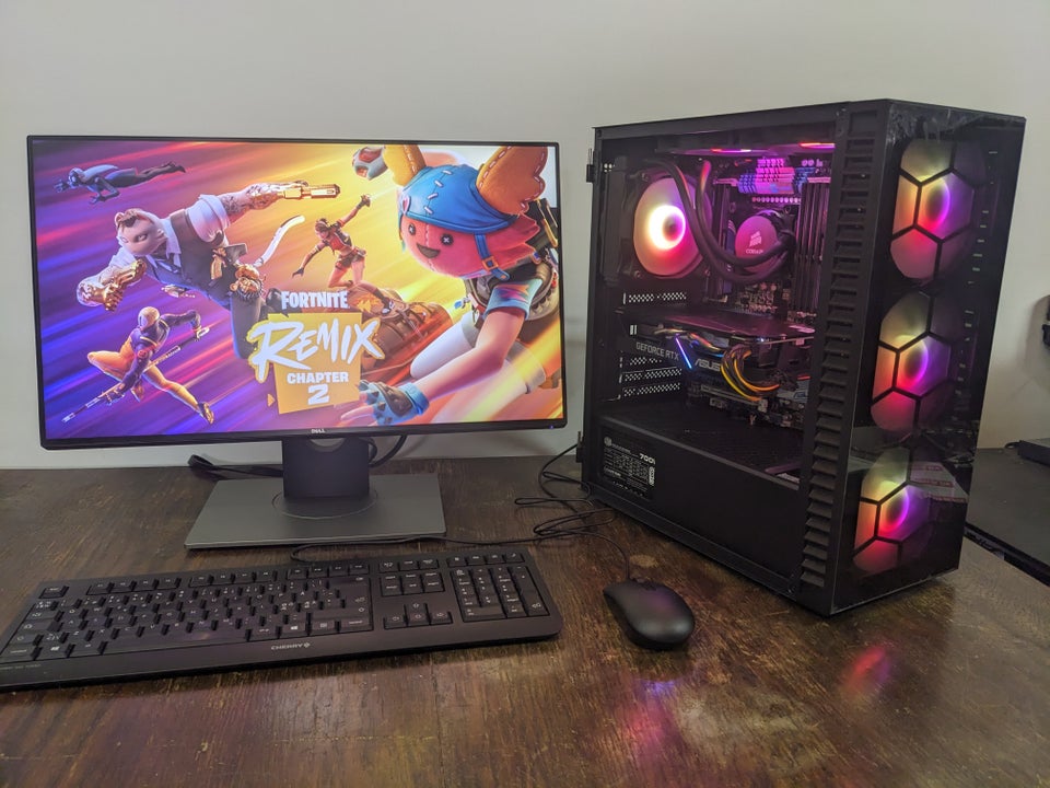 Selvbyg, i7 RTX RGB Gamer, 3.4 Ghz