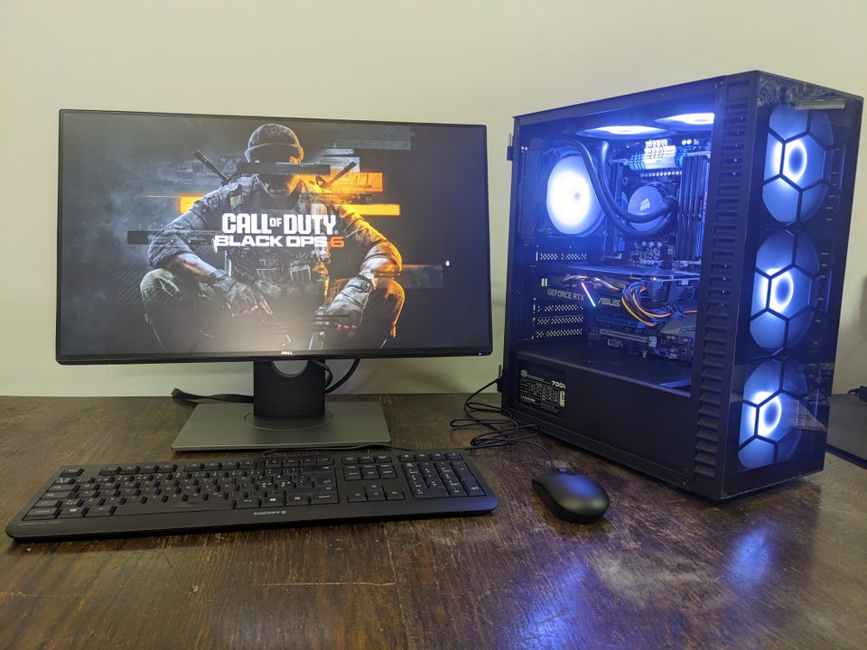 Selvbyg, i7 RTX RGB Gamer, 3.4 Ghz