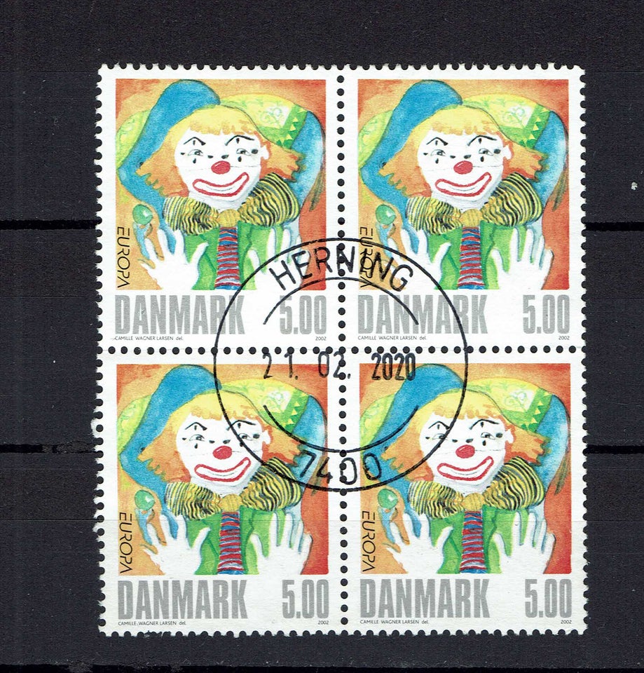 Danmark, stemplet, 4-blok ( 5853 )