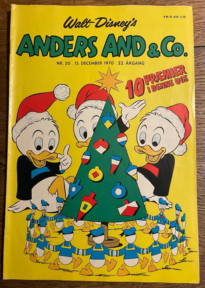 Anders And 1970 nr. 50, Walt Disney,