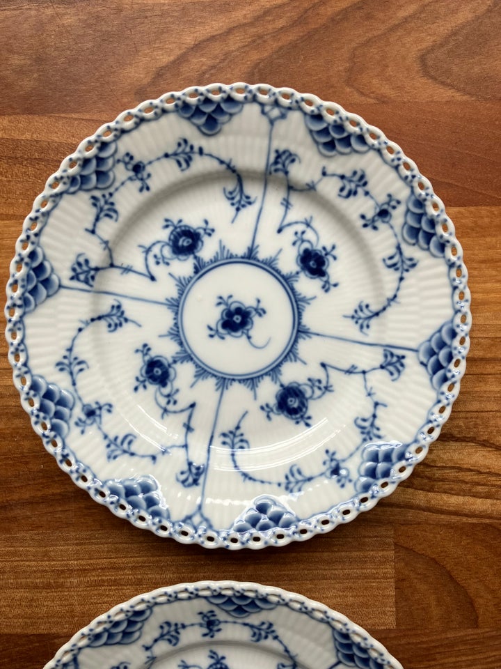 Porcelæn helblonde tallerken