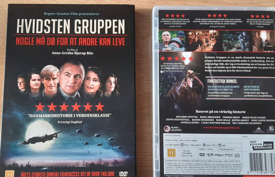 Hvidsten gruppen, DVD, drama