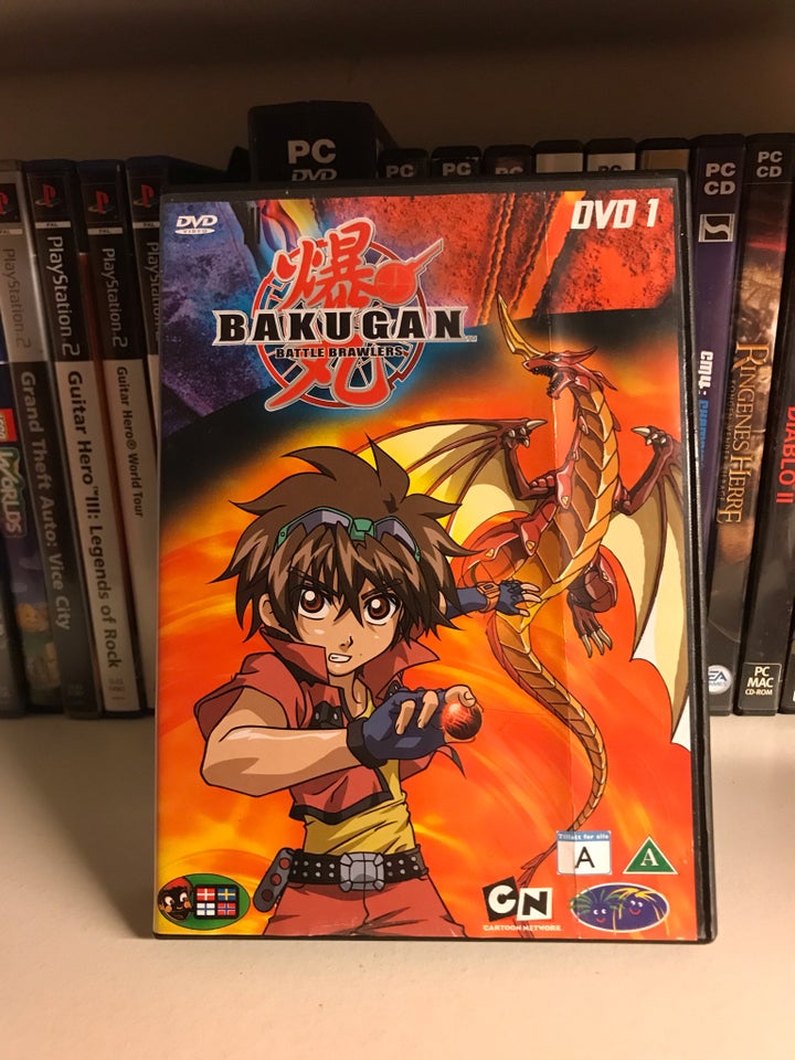 Bakugan - 1, 2 og 4, DVD