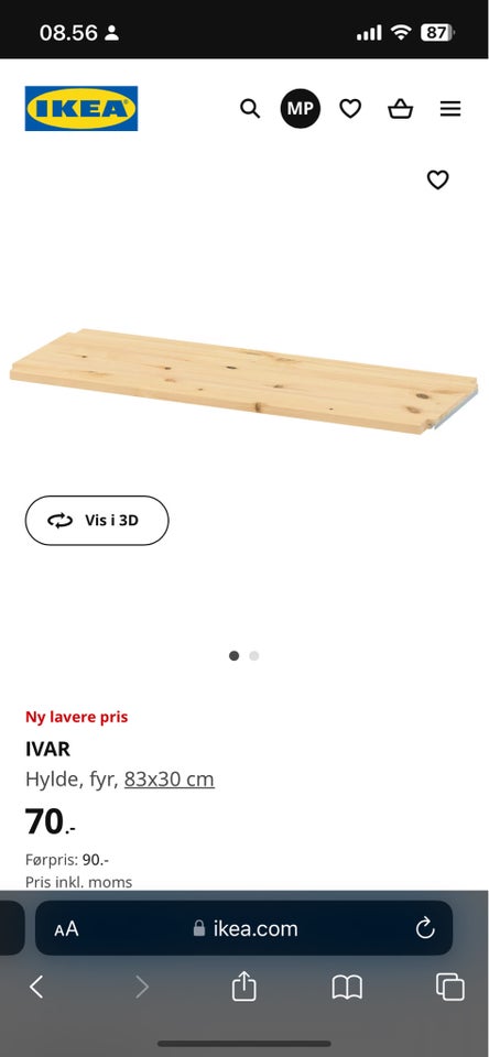 Stigereol IVAR Ikea