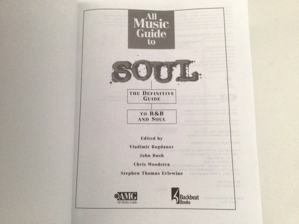 All Music Guide to SOUL, emne: musik