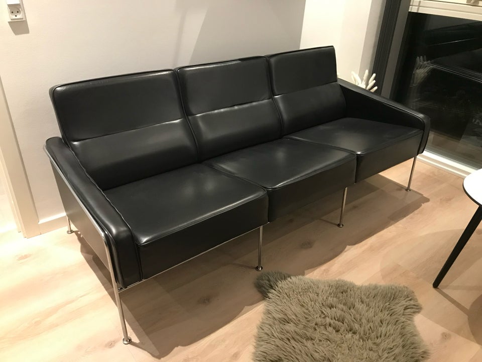 Sofa læder 3 pers