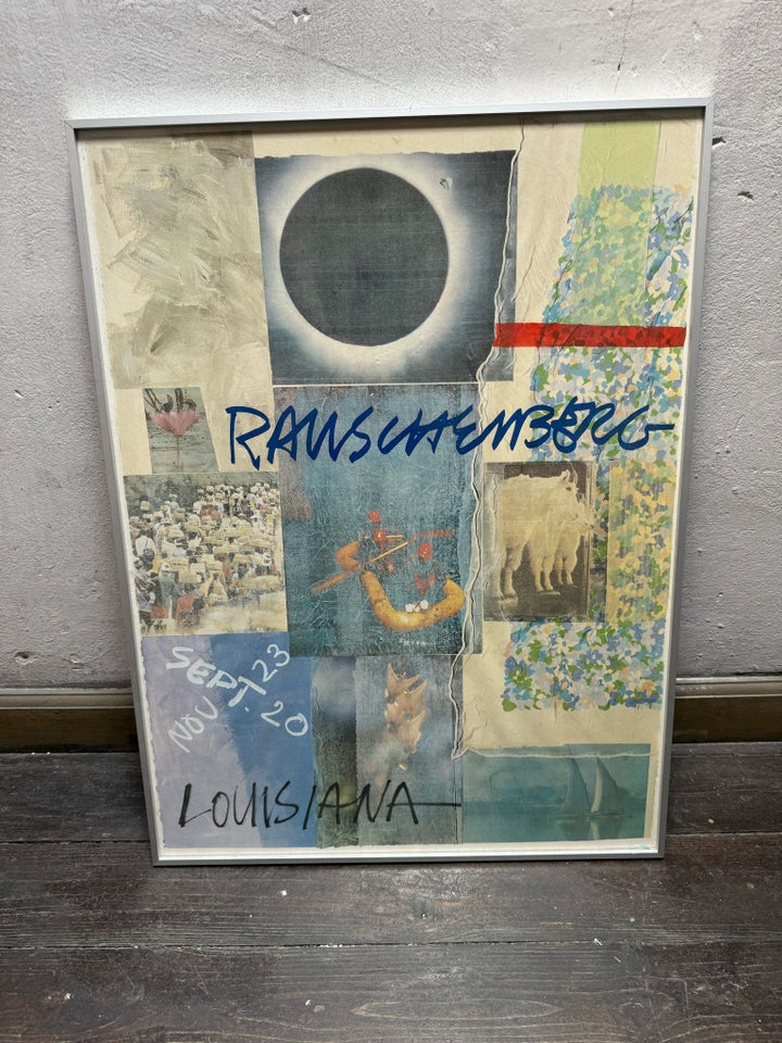 Rauschenberg udstillingsplakat