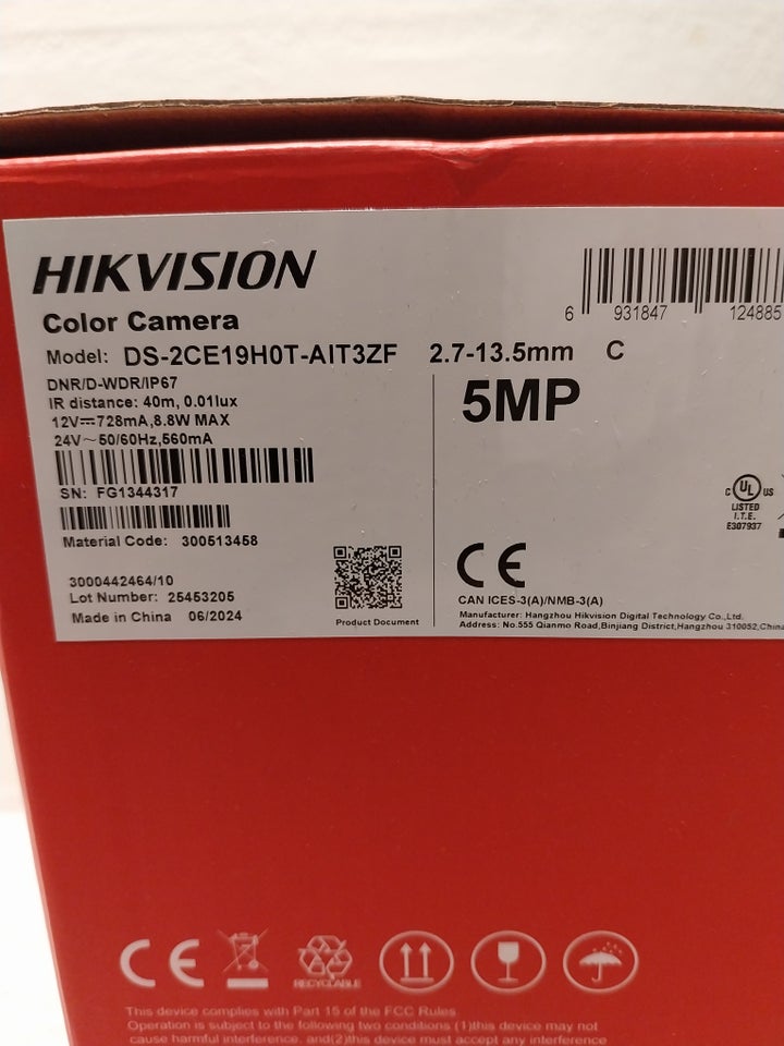 Kamera, HIKVISION