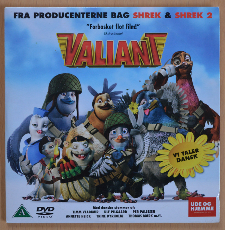 Valiant, DVD, animation