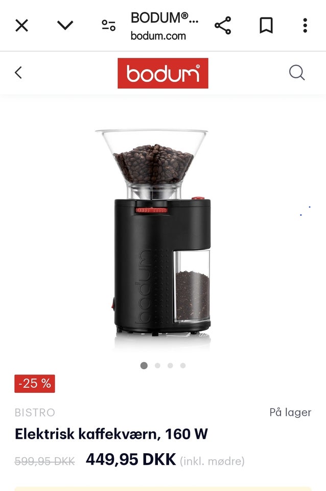 Kaffekværn, Bodum