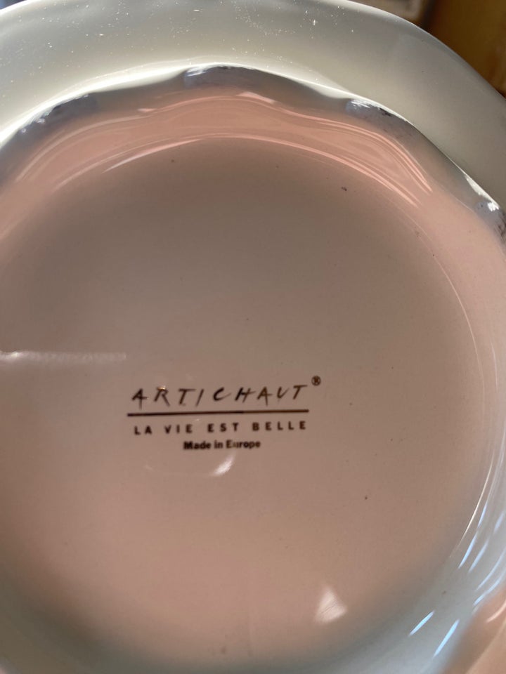 Porcelæn Tallerkener artichaut