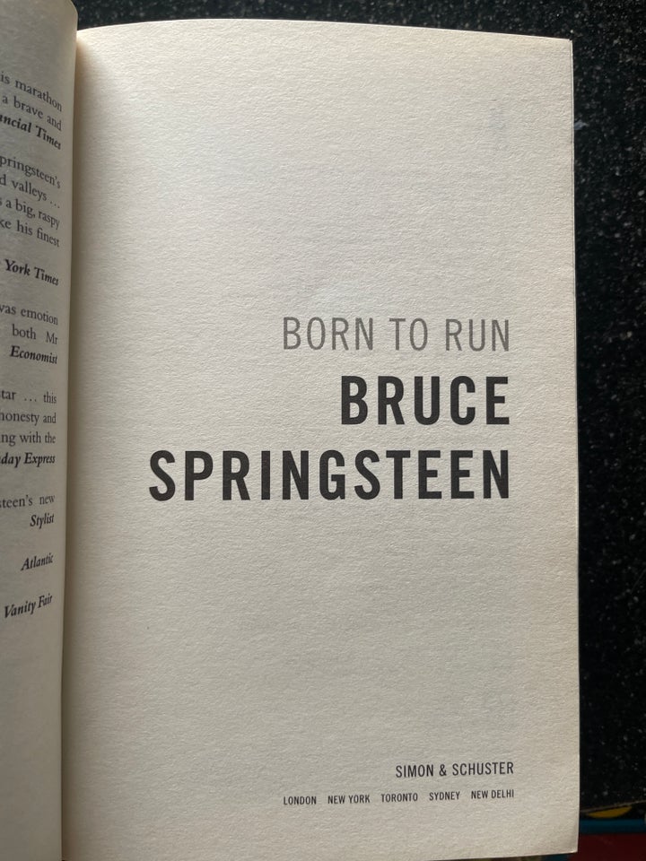 Born to run, Bruce Springsteen,