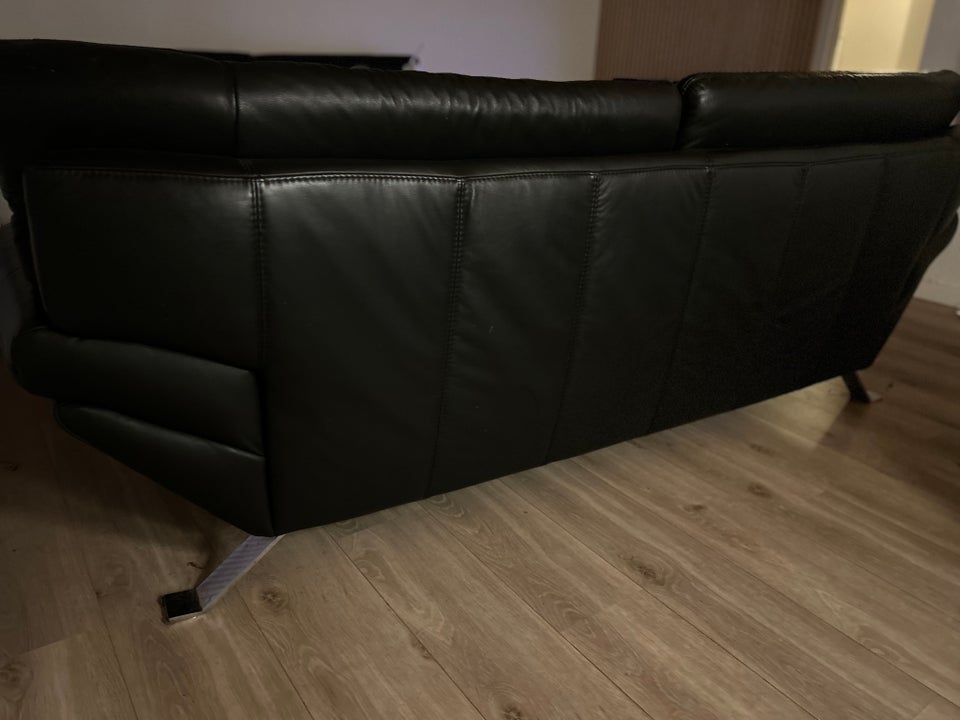 Sofa, læder, 3 pers.