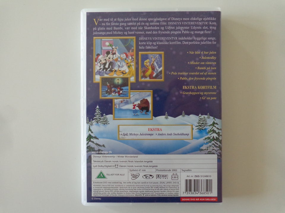 Disneys Vintereventyr, DVD,