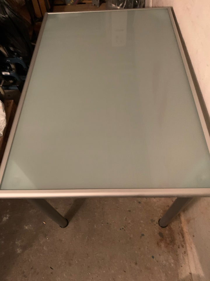 Spisebord, Stål og glas, Ikea