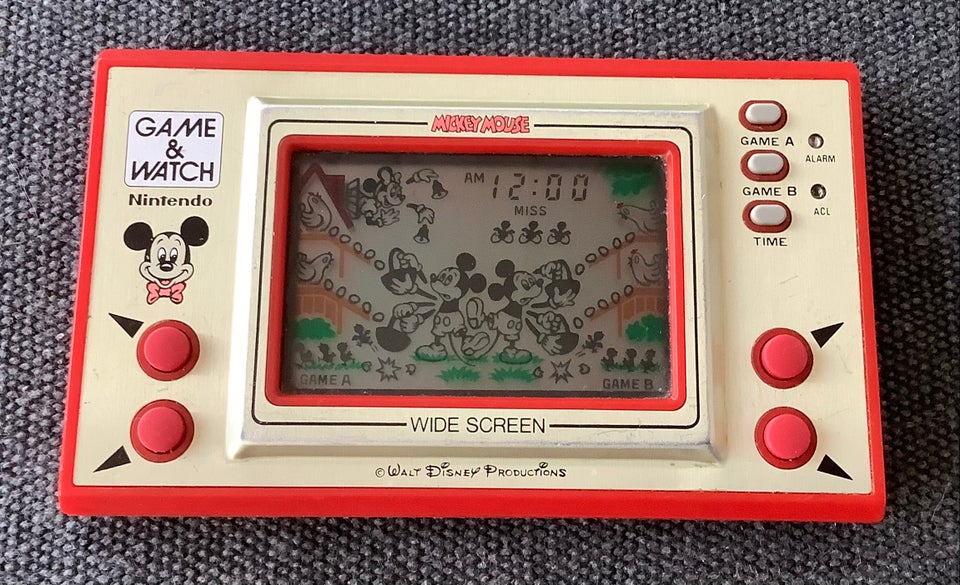 Nintendo Game  Watch Mickey Mouse