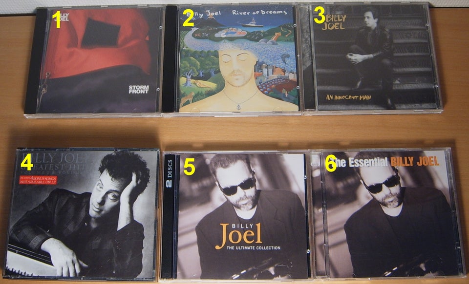 Billy Joel: 6 Titler, pop