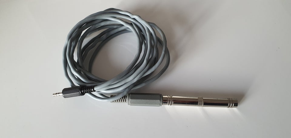 Jackkabel 3,5 mm - 6,3 mm og adapter