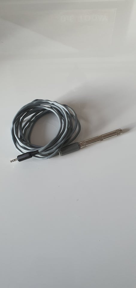 Jackkabel 3,5 mm - 6,3 mm og adapter