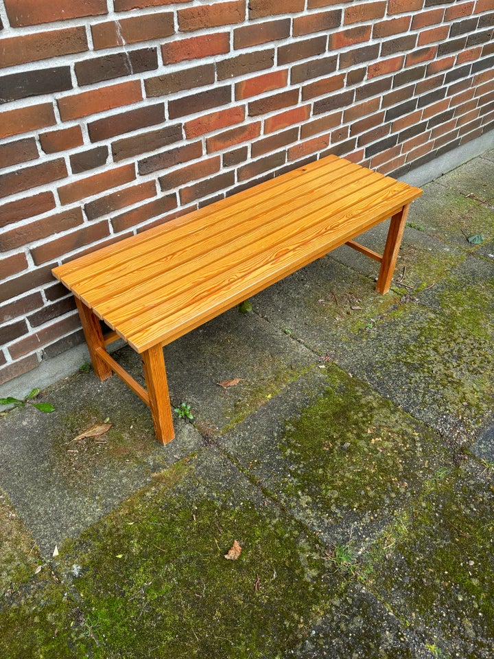 Bænk, Fyrretræ, Vintage Retro teak