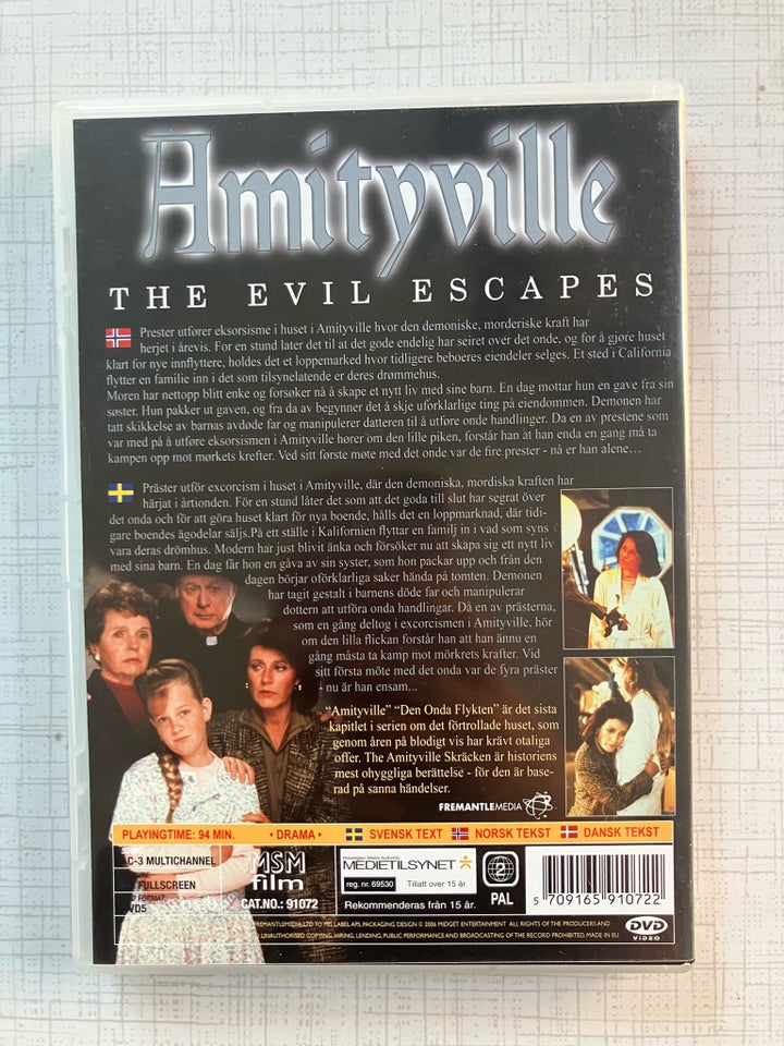 Amityville 4, DVD, gyser