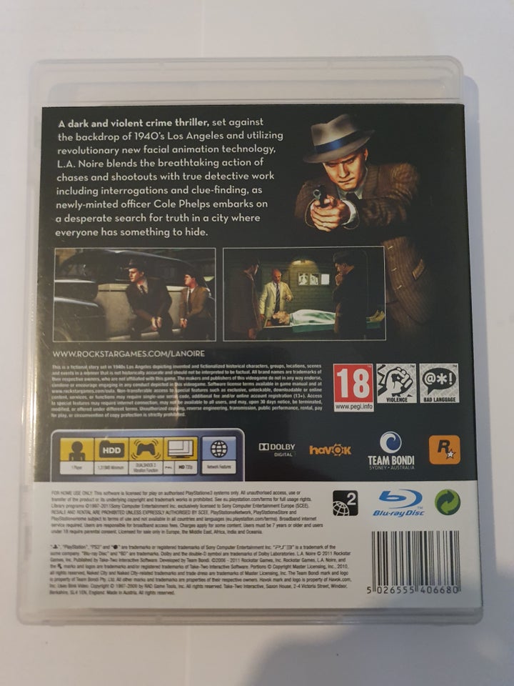 LA Noire PS3