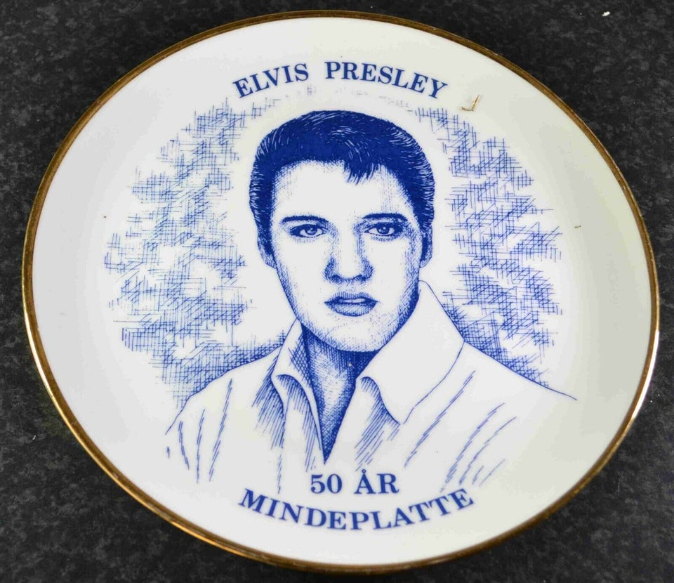 Elvis Presley 50 år mindeplatte