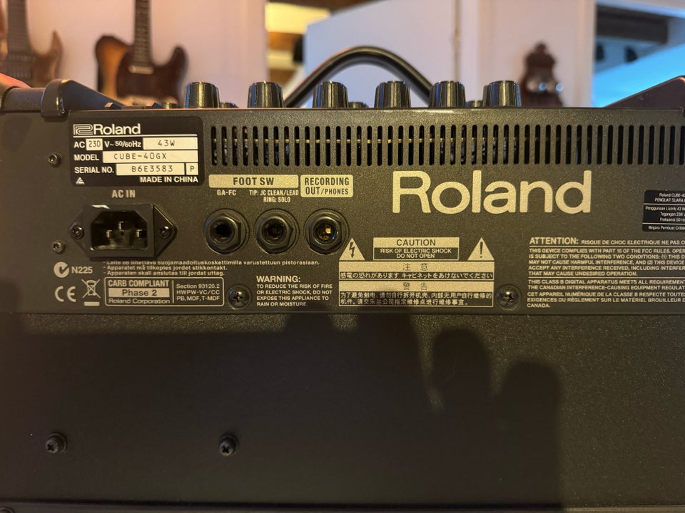 Guitaramplifier Roland Cube