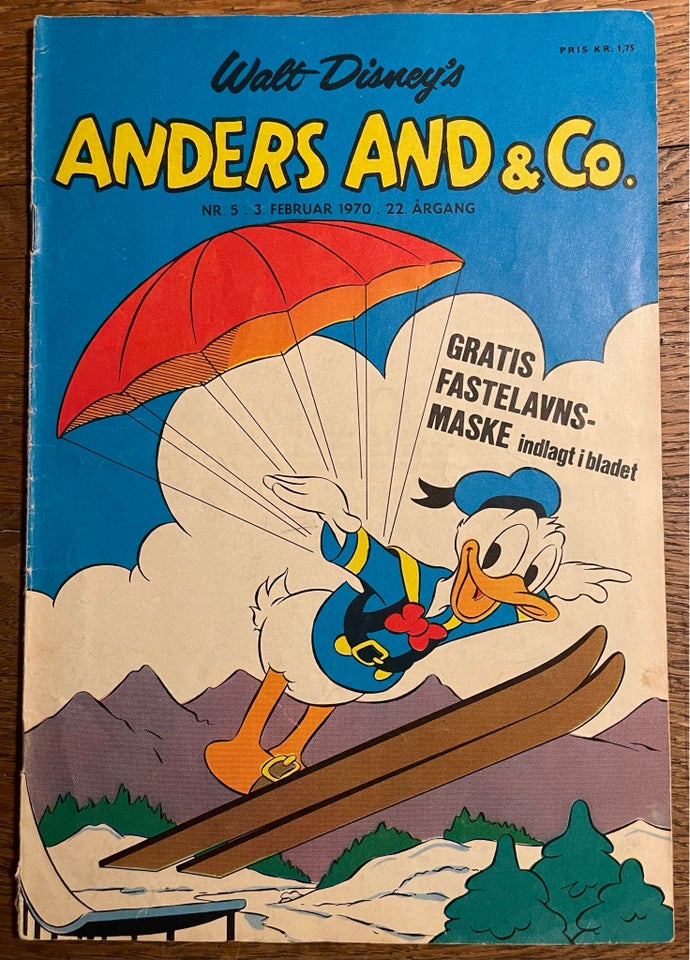 Anders And 1970 nr. 5, Walt Disney,