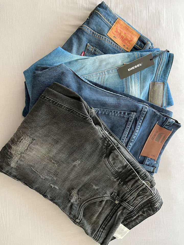 Jeans, Levi’s, Diesel