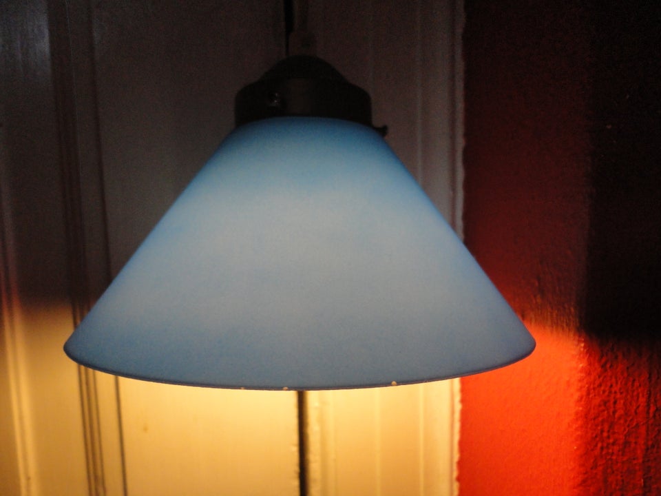 Pendel, BLÅ GLAS LAMPE