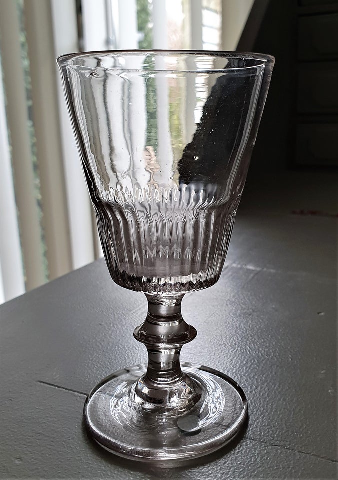 Glas, smukt 1800-tals riflet