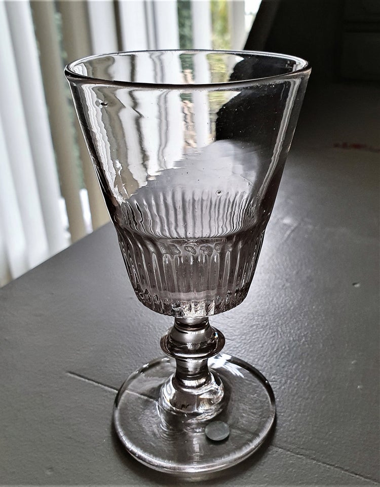 Glas, smukt 1800-tals riflet