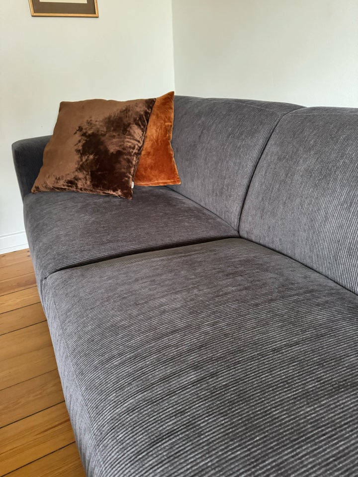 Sofa, fløjl, anden størrelse