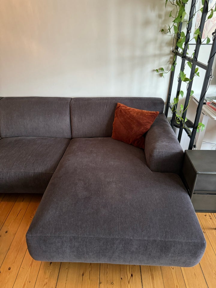 Sofa, fløjl, anden størrelse