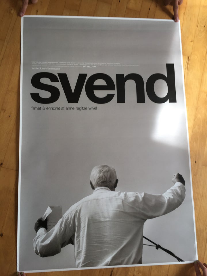 Plakat, motiv: Svend Auken